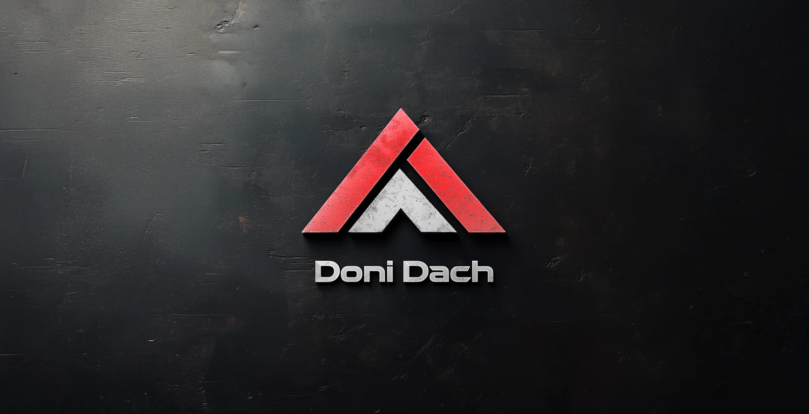 Doni Dach Logo auf dunklem Hintergrund